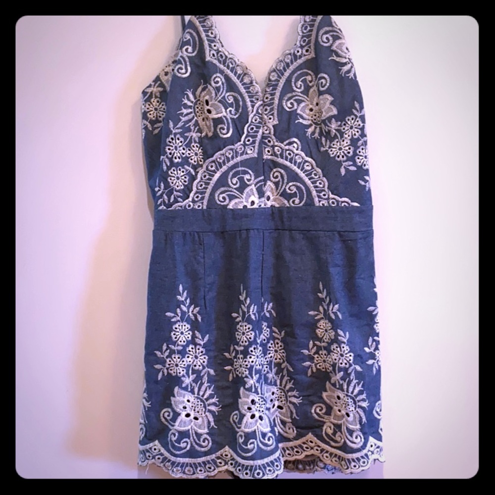 Shorts Romper 💙🤍